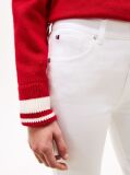 Alb Mid Rise Flared White Jeans  Femei