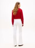 Alb Mid Rise Flared White Jeans  Femei