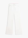 Alb Mid Rise Flared White Jeans  Femei