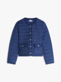 Blue Jacheta Subtire Hidrofuga Cu Croiala Slim  Femei
