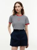 Multi Tricou Cu Guler Rotund Si Logo Brodat  Femei