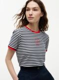 Multi Tricou Cu Guler Rotund Si Logo Brodat  Femei