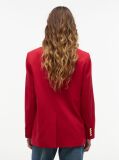 Red Timeless Wool Blend Relaxed Double Breasted Blazer  Women