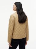 Beige Padded Slim Quilted Jacket  Women