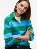 Multi Pulover Polo Premium Tricotat Cu Nasturi Aurii  Femei