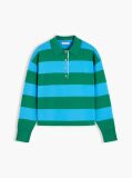 Multi Pulover Polo Premium Tricotat Cu Nasturi Aurii  Femei