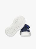 Blue Logo Lace-Up Hook And Loop Sneakers  Boys