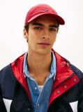 Rosu Sapca De Baseball Cu Broderie Si Steagul Hilfiger  Barbati