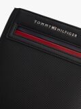Negru Geanta Crossbody Cu Logo Metalic  Barbati