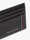 Negru Portcard Din Piele Cu Logo  Barbati