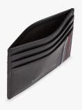 Negru Portcard Din Piele Cu Logo  Barbati