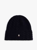 Blue Chic Fluffy Beanie With Wool  Women