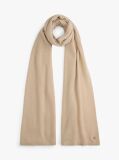 Beige Pure Cashmere TH Monogram Plaque Scarf  Women