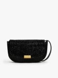 Negru Geanta Crossbody Din Piele  Femei