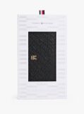 Black TH Monogram Zip-Around Wallet  Women