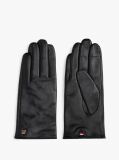 Negru Manusi Din Piele Cu Placa Chic TH Monogram  Femei