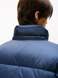 Blue Geaca Puffer Alaska Din Ripstop Hidrofuga  Barbati