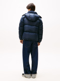 Blue Geaca Puffer Alaska Din Ripstop Hidrofuga  Barbati