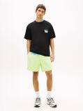 Black Bubble Logo Textured Jersey Relaxed T-Shirt  Men