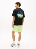 Black Bubble Logo Textured Jersey Relaxed T-Shirt  Men