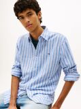 Multi Regular Fit Stripe Linen Blend Shirt  Men