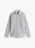 Multi Regular Fit Stripe Linen Blend Shirt  Men