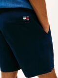 Blue Logo Relaxed Shorts With Linen  Men