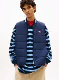 Blue Vesta Impermeabila Cu Logo Colour-Blocked Pe Spate  Barbati
