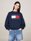 Blue Flag Oversized Fit Sweatshirt  Women