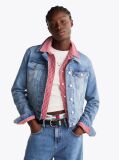 Denim Jacheta Slim Trucker Din Denim  Femei