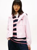 Pink Tommy Badge Windbreaker  Women