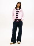 Pink Tommy Badge Windbreaker  Women