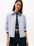 Multi Camasa Oxford Crop  Femei