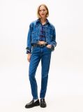 Denim Blugi Slim Cu Talie Medie  Femei