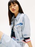 Denim Cropped Denim Trucker Jacket  Women