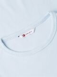 Blue T-Shirt Cu Maneca Lunga Ribbed Cu Croiala Slim  Femei