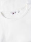 Alb T-Shirt Cu Maneca Lunga Ribbed Cu Croiala Slim  Femei