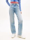 Denim Mid Rise Slim Straight Leg Jeans  Women