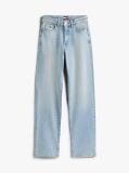 Denim Mid Rise Slim Straight Leg Jeans  Women