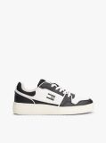 Black Retro Basket Sneakers  Men