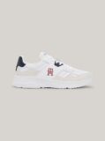 Alb Pantofi Sport Cu Textura Mixta Si Logo TH  Barbati
