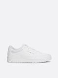 White Leather Basketball Trainers  Men