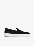Blue Signature Slip-On Suede Loafers  Men
