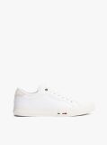 Alb Signature Sneakers Din Piele  Barbati