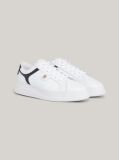 Alb Pantofi Sport Din Piele Cu Monograma TH  Femei