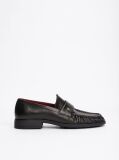 Negru Loafers Din Piele TH Monogram  Femei