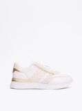 Alb Pantofi Sport TH Monogram Metallic  Femei