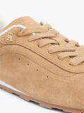 Brown Suede TH Monogram Low Profile Trainers  Women