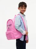 Roz Rucsac Dome Cu Logo  Copii unisex