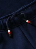 Blue Pantaloni Joggers Cu Picior Larg Si Mansete  Baieti